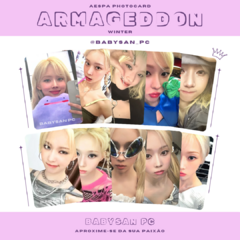 AESPA Photocard Fanmade ARMAGEDDON ver. 4