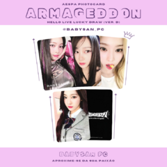 AESPA Photocard Fanmade ARMAGEDDON ver. 5 - BABYSAN PC