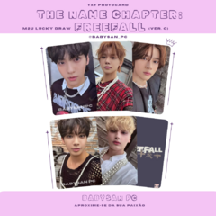 TXT Photocard Fanmade THE NAME CHAPTER: FREEFALL ver. 2 na internet