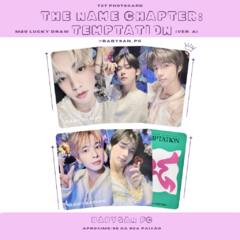 TXT Photocard Fanmade THE NAME CHAPTER: TEMPTATION ver. LUCKY DRAW