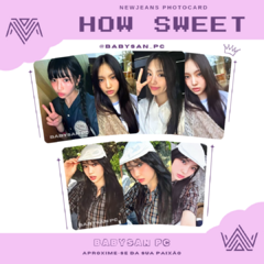 Imagem do NEWJEANS Photocard Fanmade HOW SWEET ver. 1