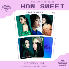 NEWJEANS Photocard Fanmade HOW SWEET ver. POB - loja online