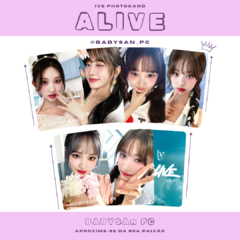 IVE Photocard Fanmade ALIVE na internet