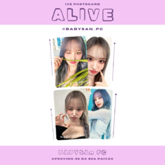 IVE Photocard Fanmade ALIVE ver. 2 na internet