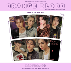 ENHYPEN Photocard Fanmade ORANGE BLOOD ver. 2