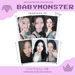 Imagem do BABYMONSTER Photocard Fanmade BABYMONS7ER