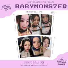 BABYMONSTER Photocard Fanmade BABYMONS7ER ver. POB na internet