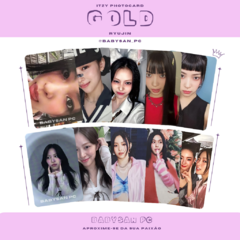 ITZY Photocard Fanmade GOLD