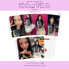 JENNIE Photocard Fanmade MANTRA ver. 3 ⚠️BABYSAN PC VER.⚠️ - comprar online