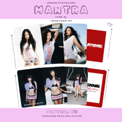 JENNIE Photocard Fanmade MANTRA ver. 3 ⚠️BABYSAN PC VER.⚠️ - loja online