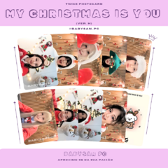 TWICE Photocard Fanmade MY CHRISTMAS IS YOU ⚠️BABYSAN PC VER.⚠️ na internet