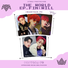 ATEEZ Photocard Fanmade THE WORLD EP.FIN:WILL - BABYSAN PC