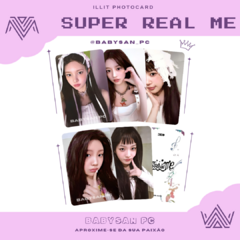 ILLIT Photocard Fanmade Super Real Me ver. 4 - loja online