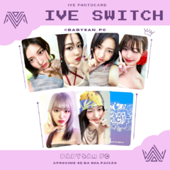 IVE Photocard Fanmade IVE SWITCH ver. ON + RED + SPIN-OFF na internet