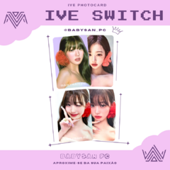 IVE Photocard Fanmade IVE SWITCH ver. ON + RED + SPIN-OFF na internet