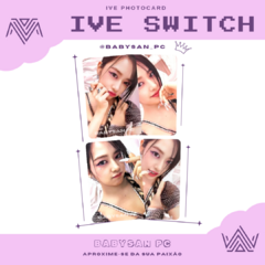 Imagem do IVE Photocard Fanmade IVE SWITCH ver. ON + RED + SPIN-OFF