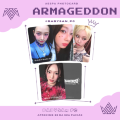 AESPA Photocard Fanmade ARMAGEDDON na internet