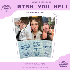 WENDY Photocard Fanmade WISH YOU HELL - comprar online