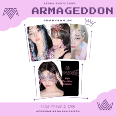 AESPA Photocard Fanmade ARMAGEDDON ver. Trading Cards na internet