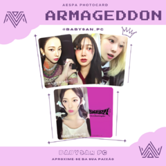 AESPA Photocard Fanmade ARMAGEDDON ver. 2 - comprar online