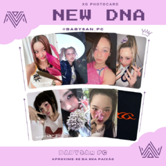 XG Photocard Fanmade NEW DNA ver. 2