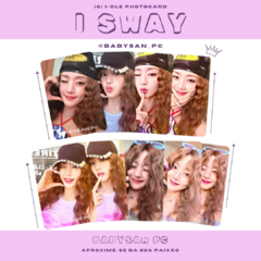 (G) I-DLE Photocard Fanmade I SWAY - loja online