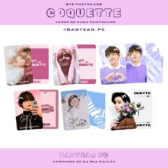 BTS Photocards Fanmade COQUETTE (LACINHO) ⚠️BABYSAN PC VER.⚠️ na internet