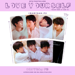 BTS Photocards Fanmade LOVE YOURSELF ver. TEAR na internet