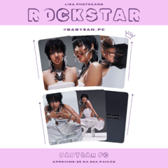 LISA Photocard Fanmade ROCKSTAR ver. FILM ⚠️BABYSAN PC VER.⚠️