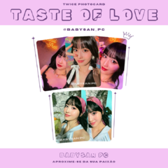 TWICE Photocard Fanmade TASTE OF LOVE - comprar online