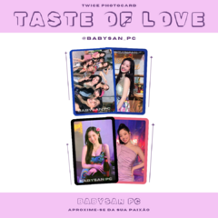 TWICE Photocard Fanmade TASTE OF LOVE ver. PRE-ORDER + OT9 - loja online