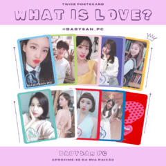 TWICE Photocard Fanmade WHAT IS LOVE? na internet