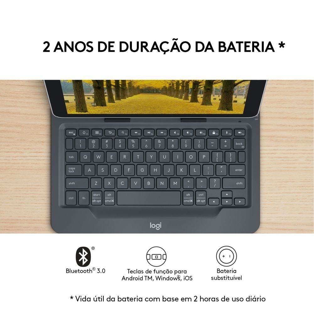 Teclado logitech para tablet android hot sale