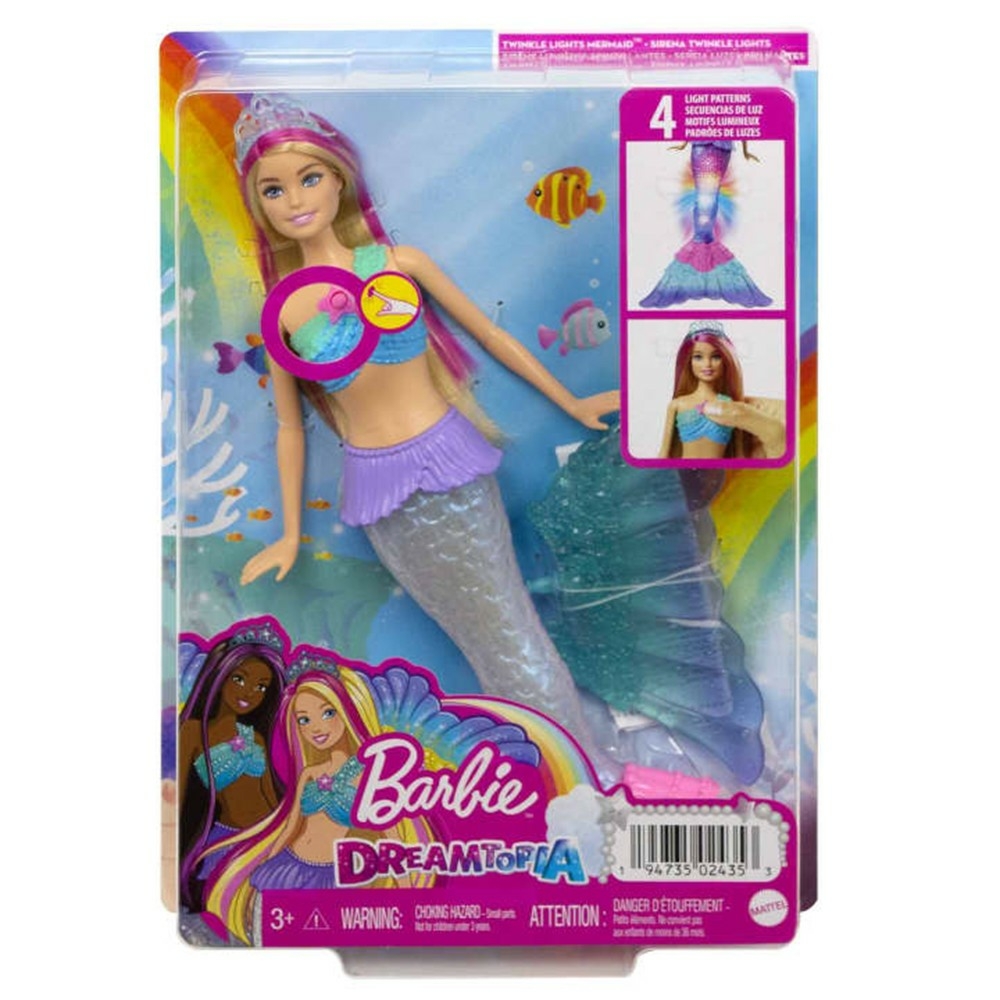 Barbie FAN Sereia Brilhante de luzes mattel gfl82
