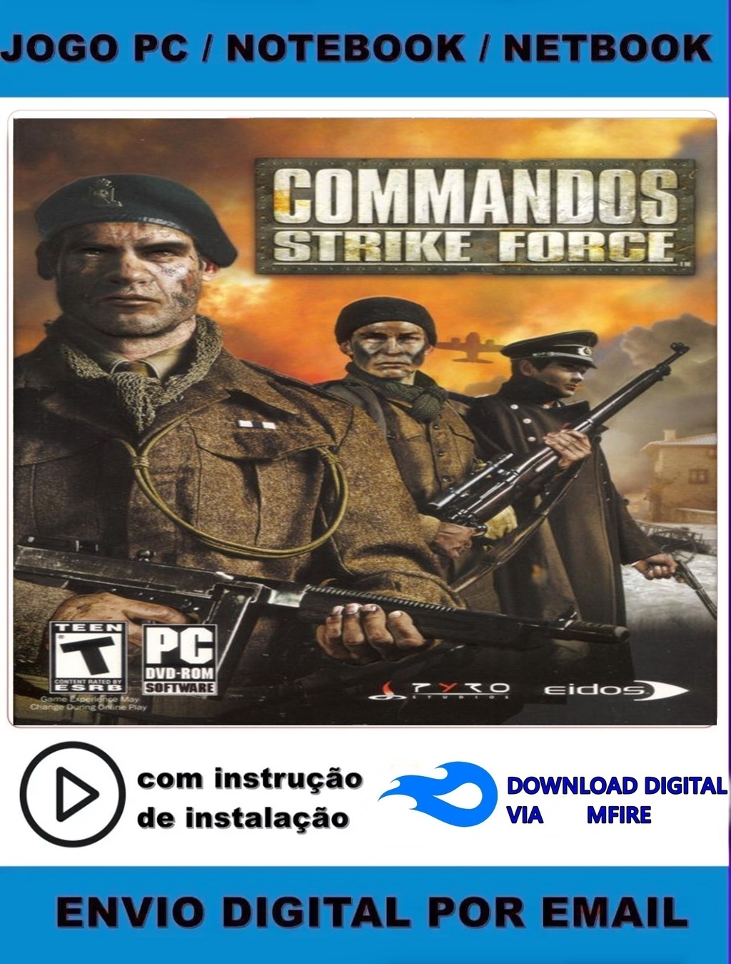 Commandos Strike Force - Legendado Em Português - Pc Digital Midia