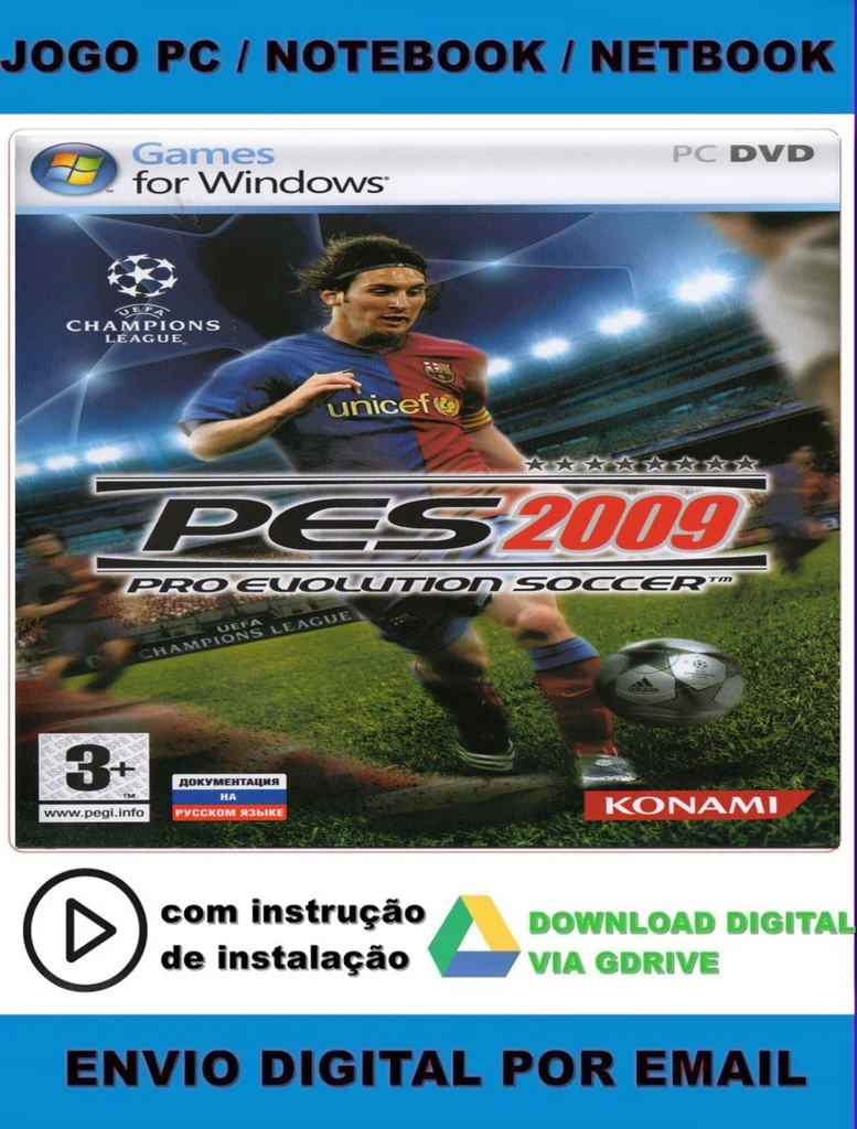 Pro Evolution Soccer 2008 - PES 2008 - Pc Digital Midia Digital