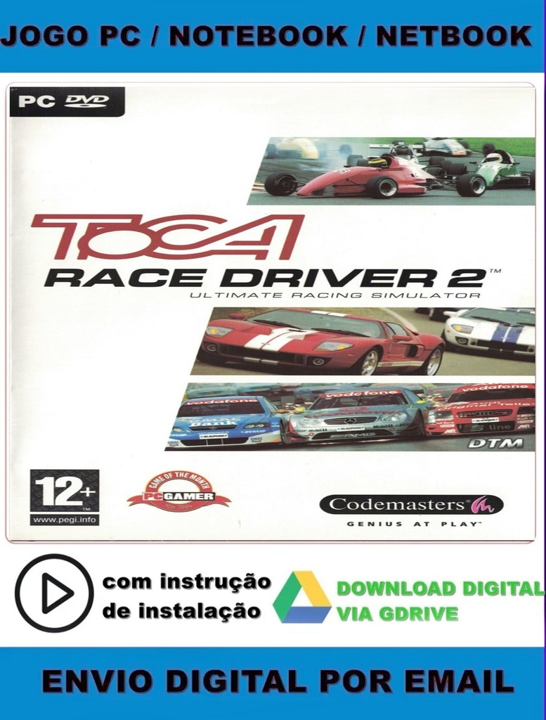 TOCA Race Driver 2 - Pc Digital Midia Digital