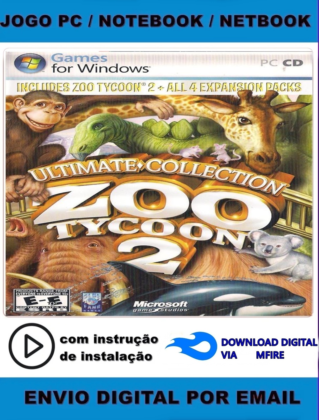 Zoo Tycoon 2 Ultimate Collection (Download Now) 