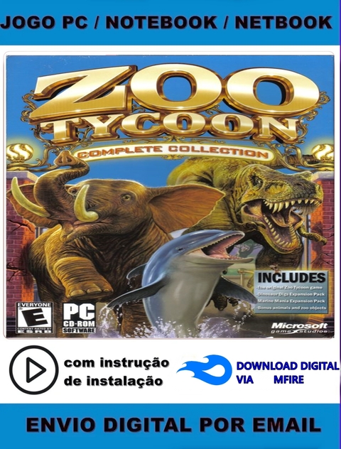 Zoo Tycoon Complete Collection - PC Parque das Nações • OLX Portugal