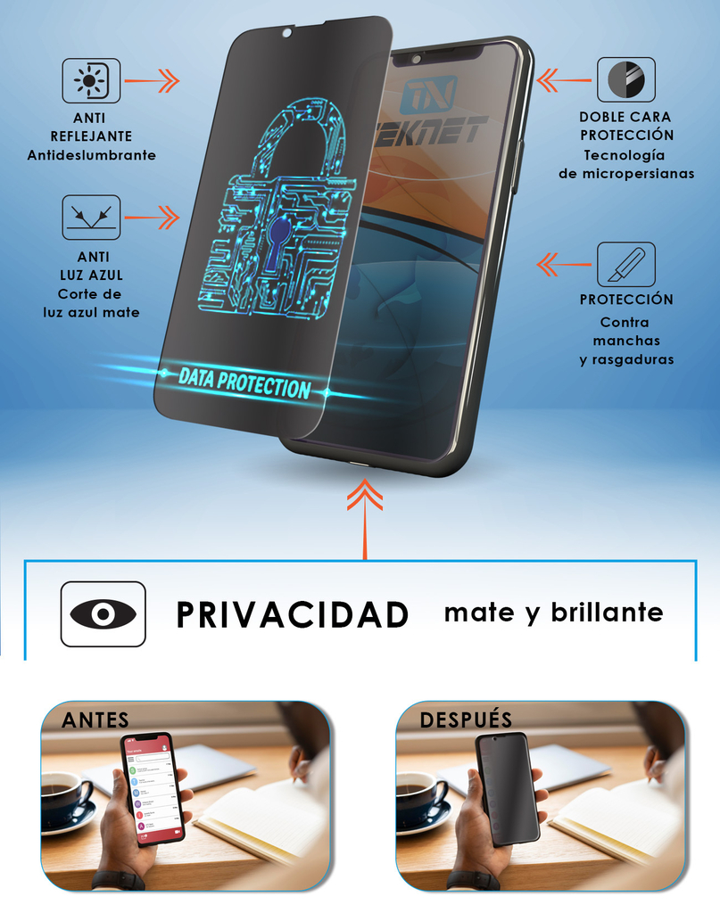 Protector de pantalla de Privacidad para iPhone 13/13 Pro/13 Pro
