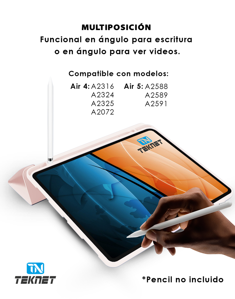 Funda para iPad Air 4 10.9 Pulgadas Teknet