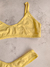 CONJUNTO TOP DE ALGODON AMARILLO - comprar online