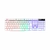 TECLADO GAMER RISE MODE G1 FULL, RGB RAINBOW, USB, BRANCO - RM-TG-01-FW