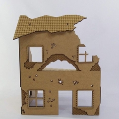 Casa em Ruinas kit para Montar 40x40x40cm