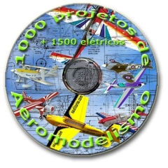 Coletânea 1000 planos de aeromodelismo + 1500 planos elétricos