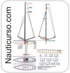 Planos de Construção do Veleiro NCR65 - comprar online