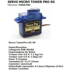 Micro Servo Tower Pro 9G SG90