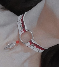 Chocker Blood white - loja online