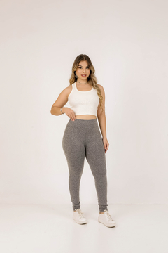 Calça legging confortável poliamida casual