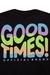 Camiseta Good Times Rainbow - Preta na internet